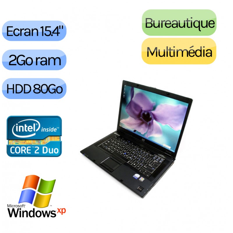 Hp Compaq Nc8430 - Windows XP - C2D 2GB 80GB - 15.4" - Ordinateur Portable PC