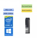 Dell Optiplex 7010 SFF - Windows 10 - i5 8Go 250Go - Ordinateur Tour Bureautique PC
