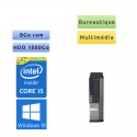 Dell Optiplex 7010 SFF - Windows 10 - i5 8Go 1To - Ordinateur Tour Bureautique PC