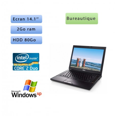 Dell Latitude E6400 2.26Ghz - Windows XP - C2D 2GB 80GB - 14.1 - Ordinateur Portable PC