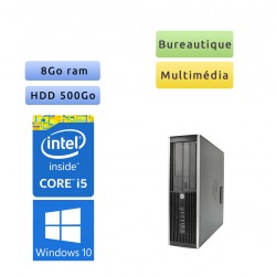 HP 8200 Elite SFF - Windows 10 - i5 16Go 500Go - PC Tour Bureautique Ordinateur