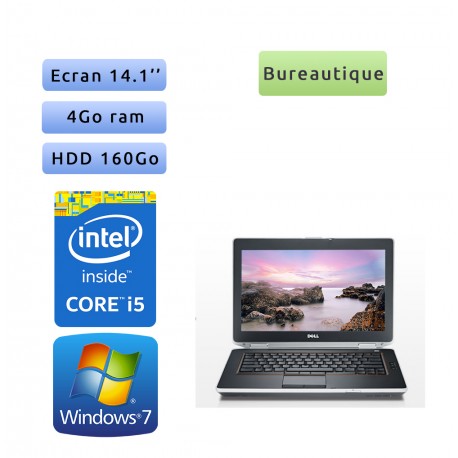 Dell Latitude E6420 - Windows 7 - i5 4GB 160GB - 14.1  - Webcam - Ordinateur Portable PC