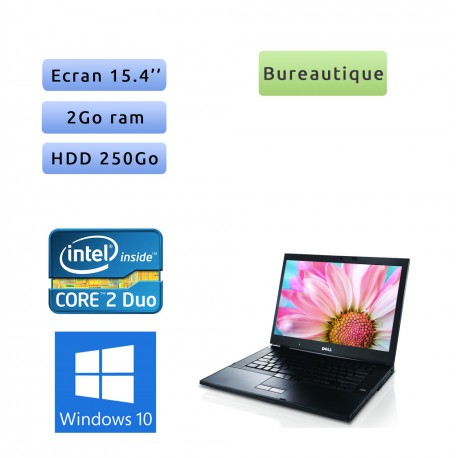 Dell Latitude E6500 - Windows 10 - 2.53 2Go 250Go - 15.4  - Ordinateur Portable PC