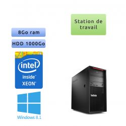 Lenovo ThinkStation P300 - Windows 8 - E3-1220v3 8GB 1000GB - Ordinateur Tour Workstation PC