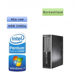 Hp 8300 Elite SFF - Windows 7 - G2020 4GB 250GB - PC Tour Bureautique Ordinateur
