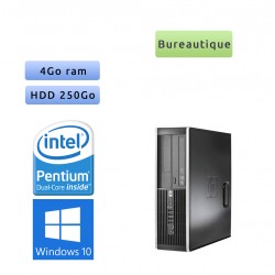 Hp 8300 Elite SFF - Windows 10 - G2020 4GB 250GB - PC Tour Bureautique Ordinateur