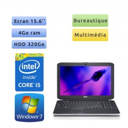 Dell Latitude E5530 - Windows 7 - i5 4Go 320Go - 15.6  - Ordinateur Portable PC