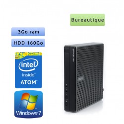 Dell Optiplex FX160 - Windows 7 - Atom 3Go 160Go -  Tour Bureautique faible encombrement