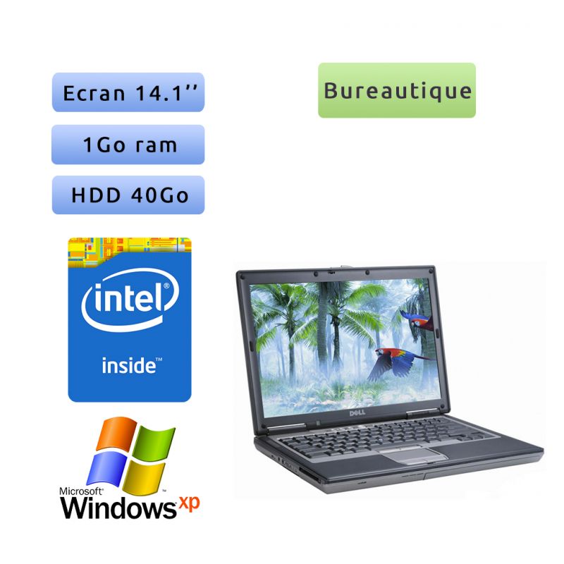 Dell Latitude D620 - Windows XP - CD 1GB 40GB - 14.1 - Ordinateur Portable PC