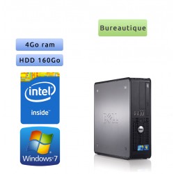 Dell Optiplex 780 DT - Windows 7 - CD 2.6 4GB 160GB - Ordinateur Tour Bureautique PC