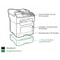 Lexmark MX410de - Imprimante Multifonction Monochrome