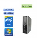 Lot de 5 x Tour HP Faible encombrement - Windows 7 - Double Coeur 4GB 250GB - PC Tour Bureautique Ordinateur