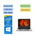 HP ProBook 650 G2 - Windows 10 - i3 4Go 180Go SSD - 15.6 - Webcam - Ordinateur Portable PC - bureautique