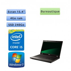 Dell Latitude E5510 - Windows 7 - i5 4Go 240Go SSD - 15.4 - Ordinateur Portable PC