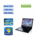 PC portable Dell - Windows 7 - 2.53 4Go 240Go SSD - 15'' - Webcam - Ordinateur