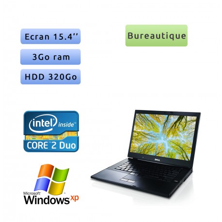PC portable Dell - Windows XP - 2.53 3Go 320Go - 15'' - Webcam - Ordinateur