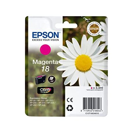Epson 18 Pâquerette - Cartouche d'encre - Magenta - C13T18034012