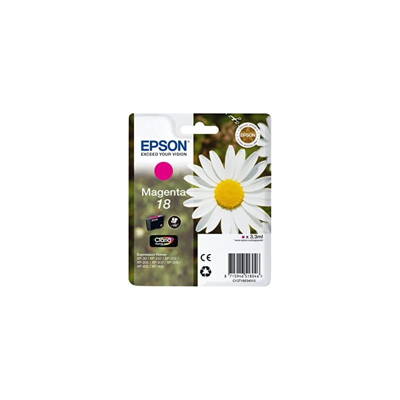 Epson 18 Pâquerette - Cartouche d'encre - Magenta - C13T18034012