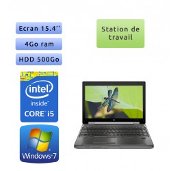 HP EliteBook 8560p - Windows 7 - i5 4GB 500GB - HD6470M - 15.4 - Webcam - Station de Travail Mobile PC Ordinateur