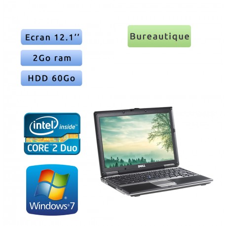 Dell Latitude D430 - Windows 7 - C2D 2GB 60GB - 12.1 - Ordinateur Portable