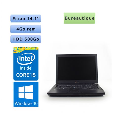 Dell Latitude E6410 - Windows 10 - i5 4Go 500Go - 14.1 - Grade B - Ordinateur Portable PC