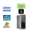 HP Workstation XW4600 - Windows XP - C2D 2Go 160Go - Port Serie et Parallele - Ordinateur Tour Workstation PC