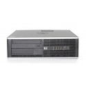 Hp 8000 Elite SFF - Windows 7 - 2.7Ghz 4Go 250Go - Port Serie - PC Tour Bureautique Ordinateur