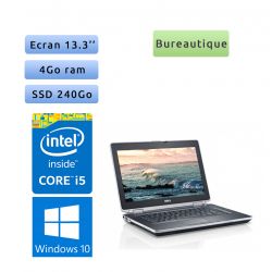 Dell Latitude E6320 - Windows 10 - i5 4Go 240Go SSD - 13.3 - Ordinateur Portable PC