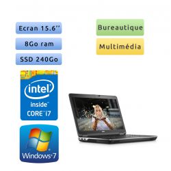 Dell Latitude E6540 - Windows 7 - i7 8Go 240Go SSD - 15.6 - Ordinateur Portable