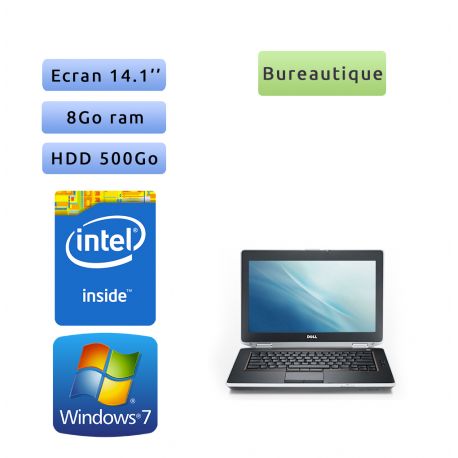 Dell Latitude E5430 - Windows 7 - 1,9Ghz 8Go 500Go - 14.1 - Webcam - Ordinateur Portable PC