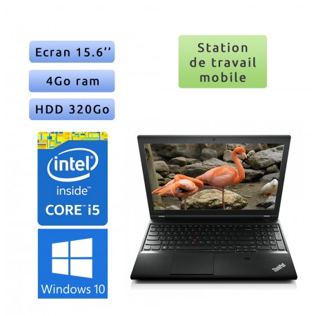 Lenovo ThinkPad L540 - Windows 10 - i5 4Go 320Go - 15.6 - Ordinateur Portable PC