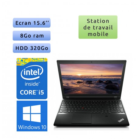 Lenovo ThinkPad L540 - Windows 10 - i5 8Go 320Go - 15.6 - Ordinateur Portable PC