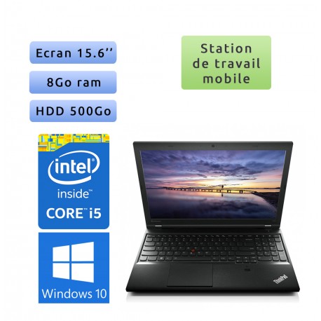 Lenovo ThinkPad L540 - Windows 10 - i5 8Go 500Go - 15.6 - Ordinateur Portable PC