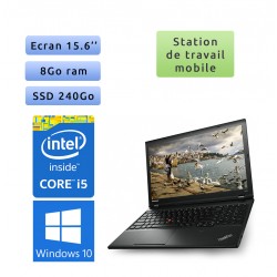 Lenovo ThinkPad L540 - Windows 10 - i5 8Go 240Go SSD - 15.6 - Ordinateur Portable PC