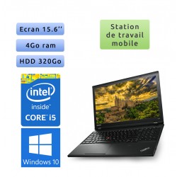 Lenovo ThinkPad L540 - Windows 10 - i5 4Go 320Go - 15.6 - Ordinateur Portable PC Workstation