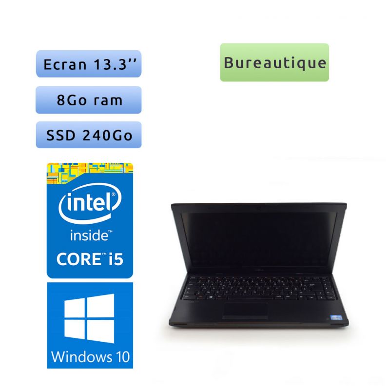 Dell Latitude 3330 - Windows 10 - i5 8Go 240Go SSD - 13.3 - Webcam - Grade B - Ordinateur Portable PC