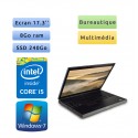 Dell Precision M6500 - Windows 7 - i5 8Go 240Go SSD - 17.3 - Station de travail Mobile PC