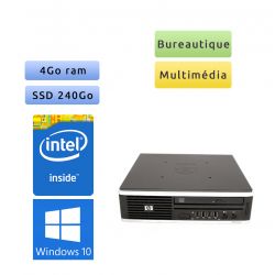 HP 8200 Elite USDT - Windows 10 - G630 4Go 240Go SSD - PC Tour Bureautique Ordinateur