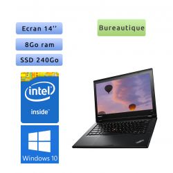 Lenovo ThinkPad L440 - Windows 10 - 2Ghz 8Go 240Go SSD - 14 - Webcam - Ordinateur Portable PC