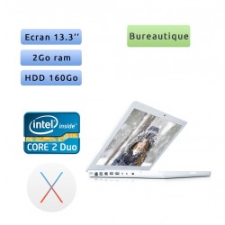 Apple MacBook A1181 (EMC 2242) 2.4GHz 2Go 160Go - 13.3 - Ordinateur Portable Apple Vintage