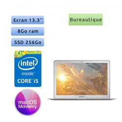 Apple MacBook Air A1466 (EMC 2925) i5 8Go 256Go SSD - 13.3 - Ordinateur Portable Apple
