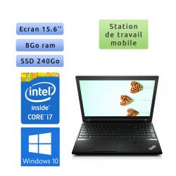 Lenovo ThinkPad L540 - Windows 10 - i7 8Go 240Go SSD - 15.6 - Workstation Ordinateur Portable PC
