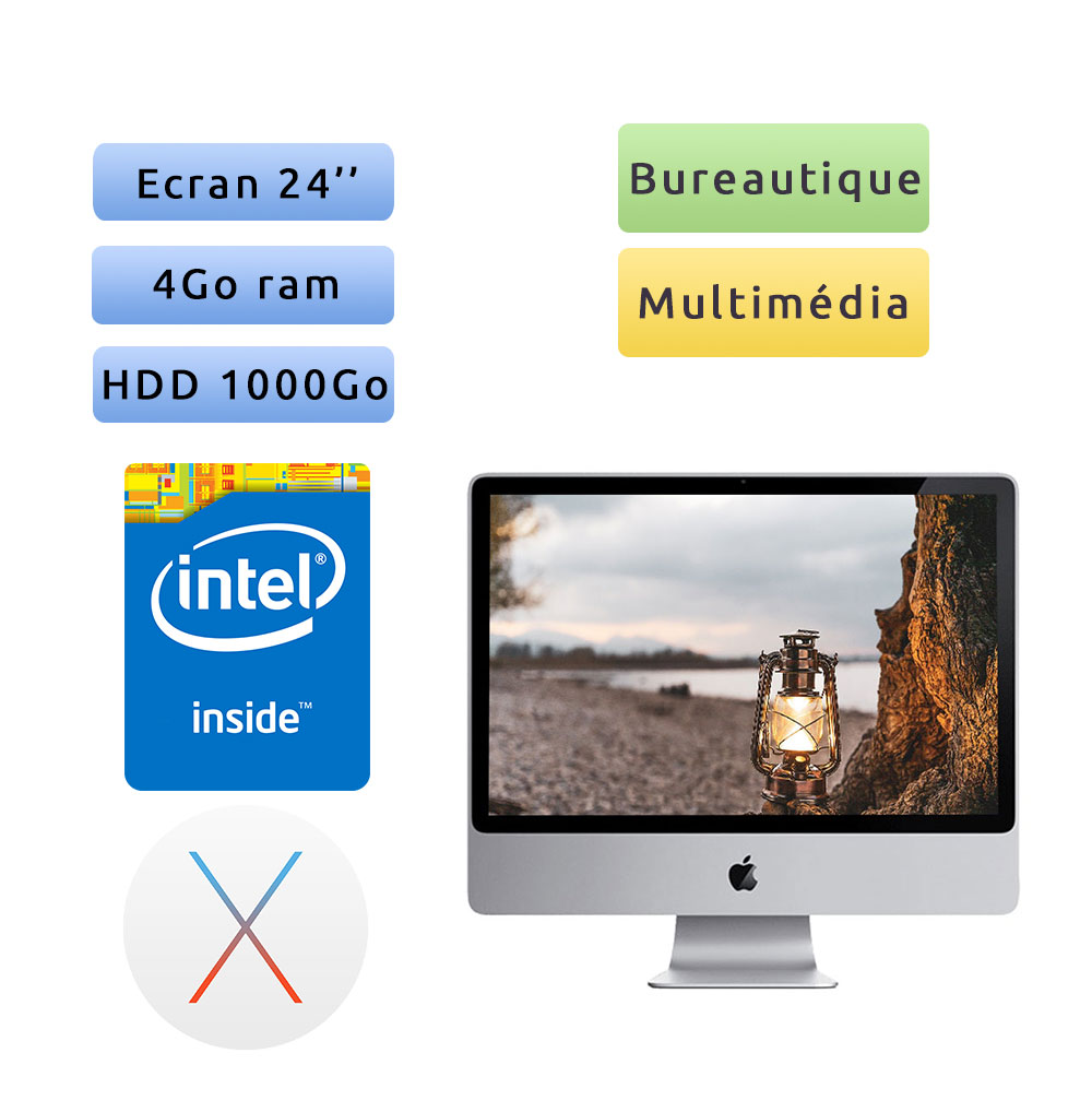 Apple iMac 24'' A1225 (EMC 2267) 3.06Ghz 4Go 1To - iMac9,1 ...