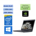 Dell Precision 7520 - Windows 10 - i7 16Go 500Go SSD - Webcam - M2200 - Station de Travail Mobile Ordinateur