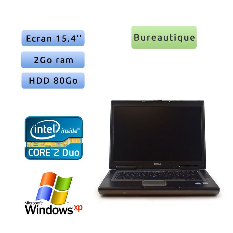 Dell Precision M65 - Windows XP - 1.66Ghz 2Go 80Go - Port serie - 15.4 - Grade B - Ordinateur Portable PC