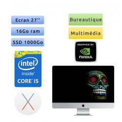 Apple iMac 27'' A1419 (EMC 2639) i5 16Go 1To SSD - iMac14,2 - Unité Centrale