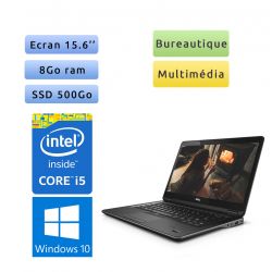 Dell Latitude E5540 - Windows 10 - i5 8Go 500Go SSD - 15.6 - Webcam - Ordinateur Portable PC