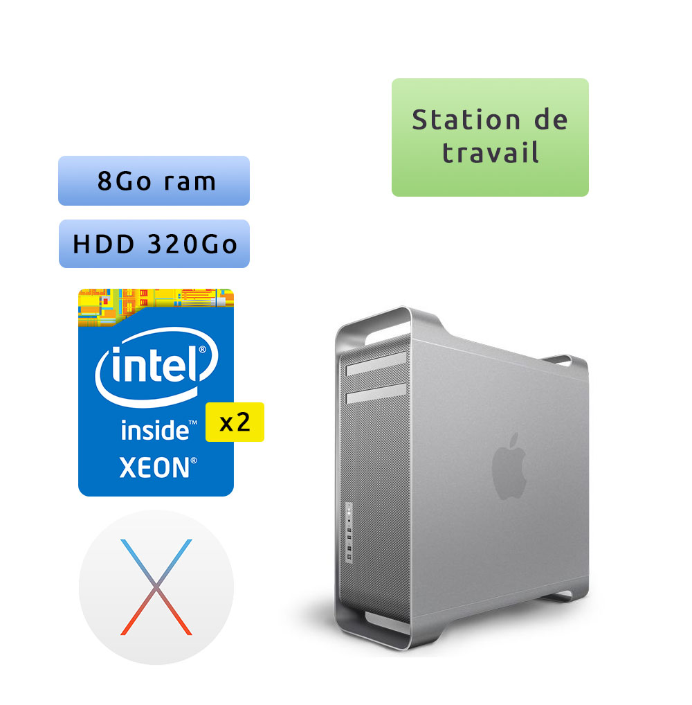 Apple Mac Pro Eight A1186 - Station de Travail Apple - professionnel  performant puissant
