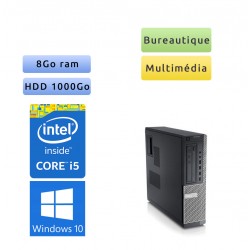 Dell Optiplex 990 DT - Windows 10 - i5 8Go 1To - Port Serie - Ordinateur Tour Bureautique PC