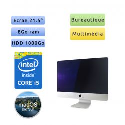 Apple iMac 21.5'' A1418 (EMC 2889) i5 8Go 1000Go - iMac16,2 - Grade B - Unité Centrale
